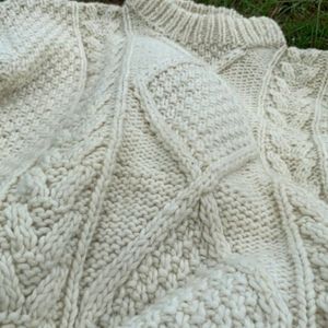 Chunky knit sweater